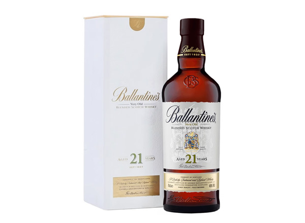 温州百龄坛威士忌回收百龄坛21年苏格兰威士忌40°Ballantine's进口洋酒700ml