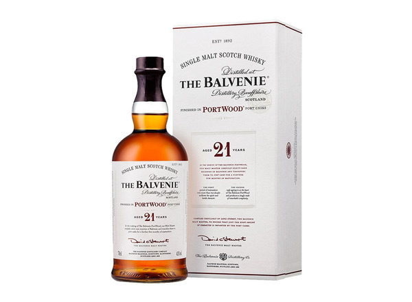 温州回收百富威士忌21年波特桶陈酿The Balvenie Portwood Single百富洋酒收购