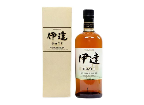 温州Nikka Date回收一甲宫城峡蒸馏所产伊达调和型威士忌行情价格