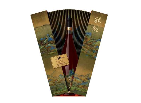 温州鹤驻18年黄酒回收鹤驻新花雕18年珍藏版千里江山图