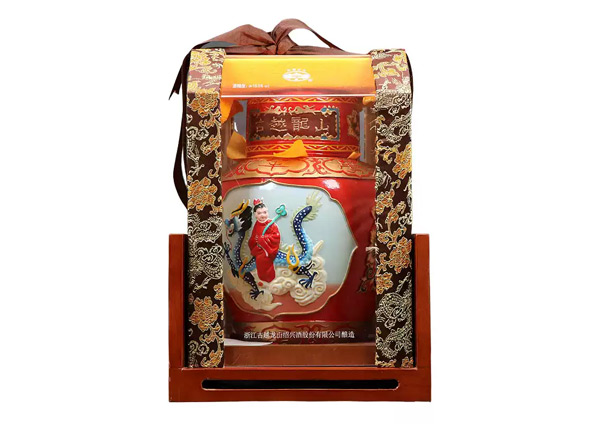 温州古越龙山黄酒回收古越龙山状元及第二十年陈酿2.5L工艺浮雕黄酒行情价格
