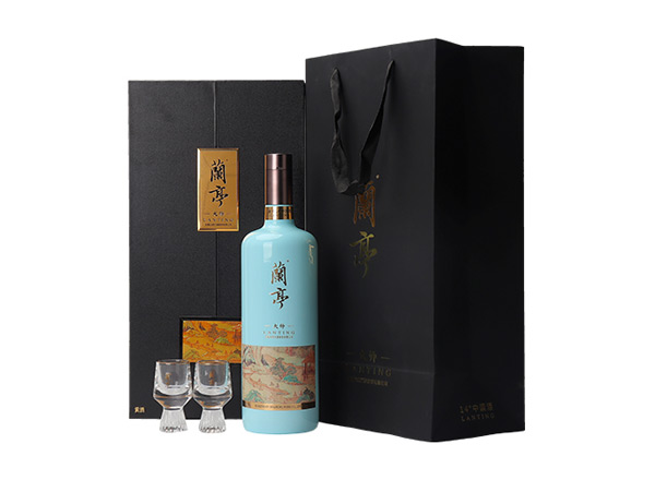 温州会稽山黄酒回收兰亭大师三十年陈酿1L礼盒装绍兴黄酒