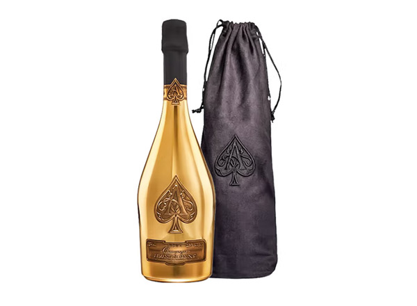 温州黑桃A香槟回收黑桃A黄金香槟金色瓶Armand de Brignac Brut
