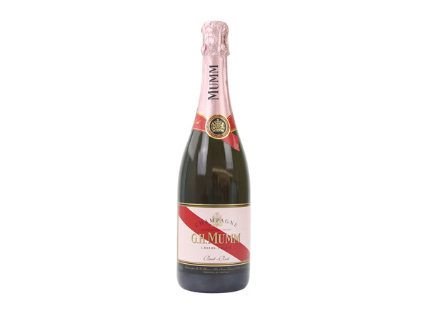 温州回收​玛姆红带香槟老款桃红玫瑰粉红玛姆香槟酒G.H. Mumm Brut Rose