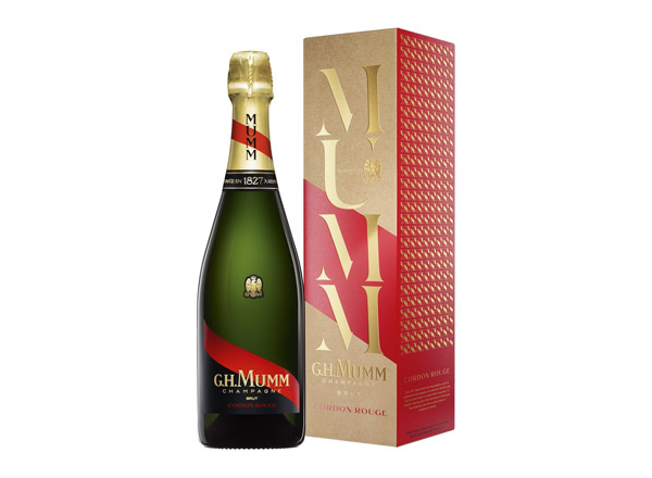 温州玛姆香槟回收风尚版玛姆红带香槟起泡酒G.H. Mumm Cordon Rouge Brut